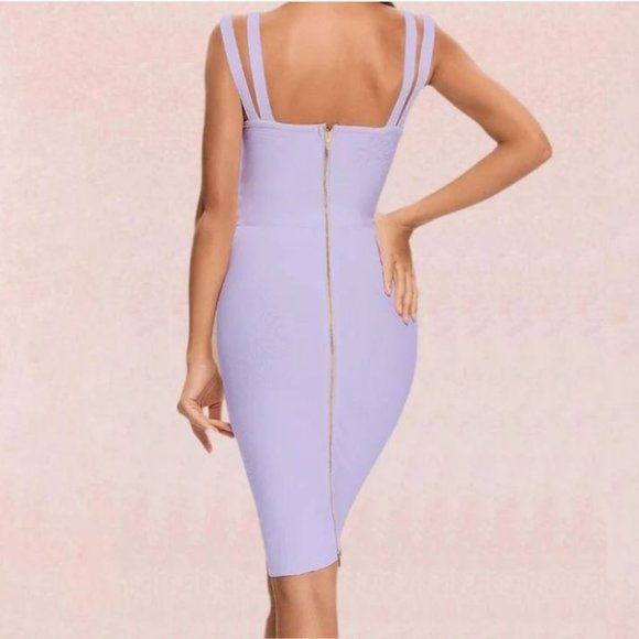 Kate Bandage Dress - Violet (XL) - Picture 2 of 2